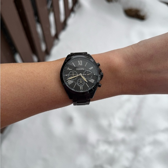 Fossil Black/Stainless Steel Analog Watch main image 2